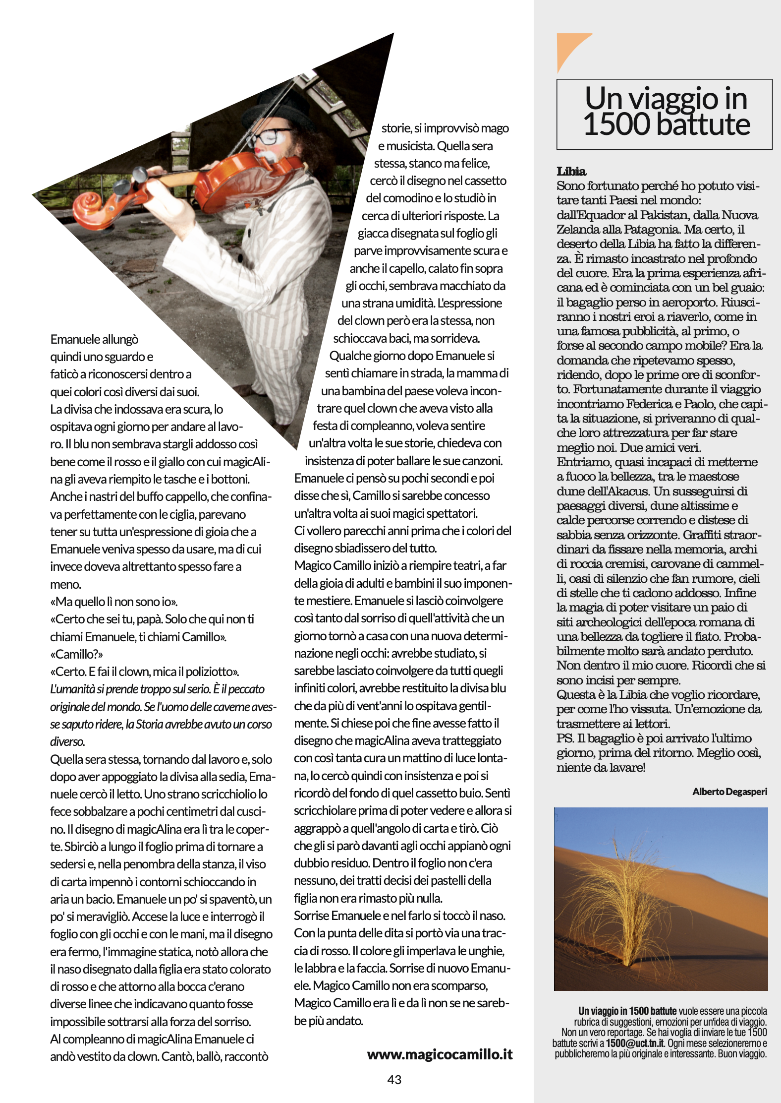 Il ritratto di Magico Camillo, pagina 2